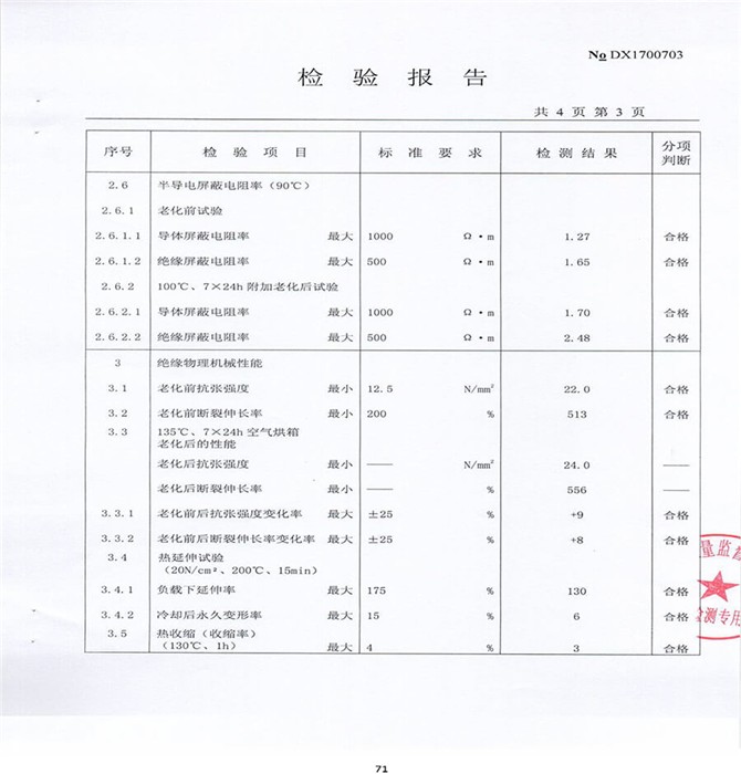 檢驗報告